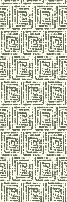 Nordic vinyl rug with green japandi design - TenStickers
