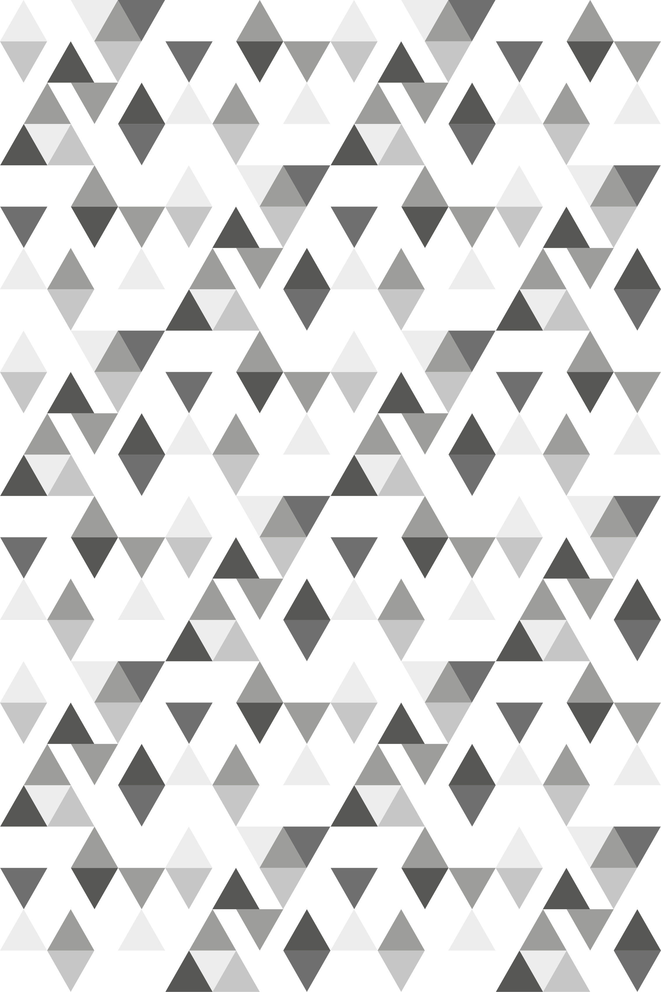 Nordic vinyl rug light grey and white triangle pattern - TenStickers