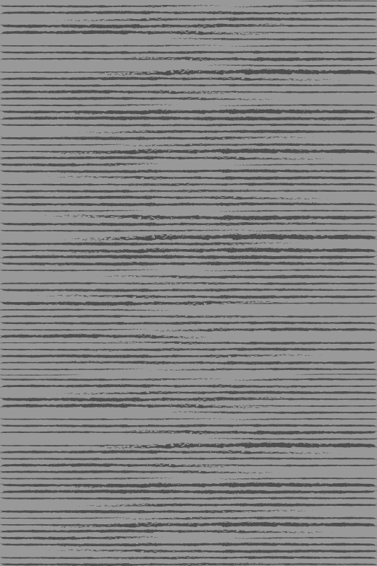 Modern vinyl rug in striped gray - TenStickers