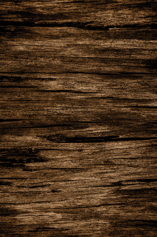 Striped dark brown texture vinyl rug - TenStickers