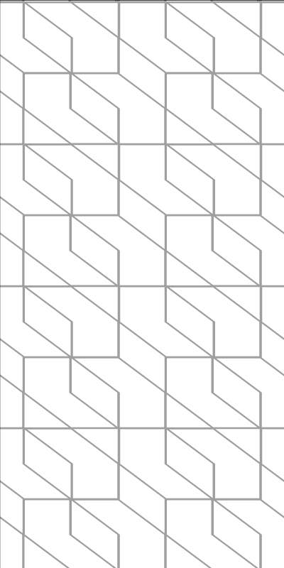 Texture vinyl rug in geometric white square design - TenStickers