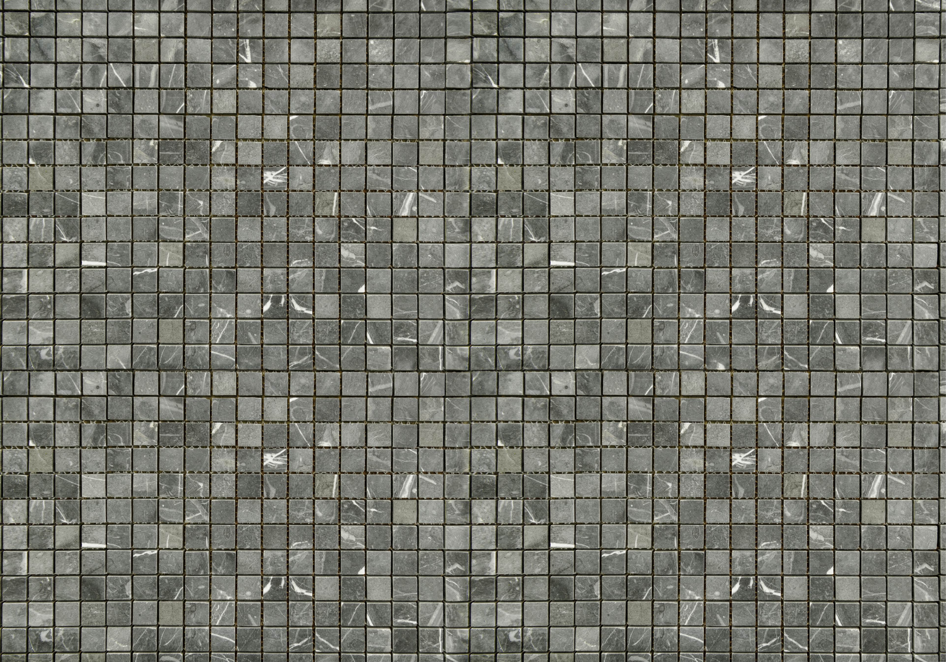 Texture vinyl rug in black tile design - TenStickers