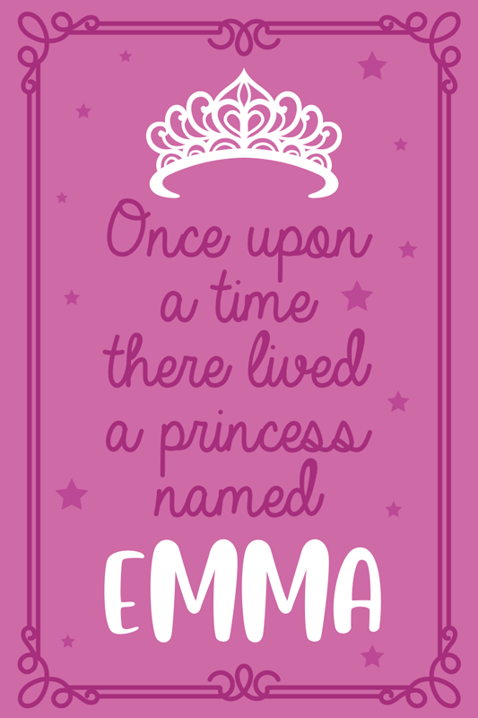 Princess custom vinyl rug - TenStickers