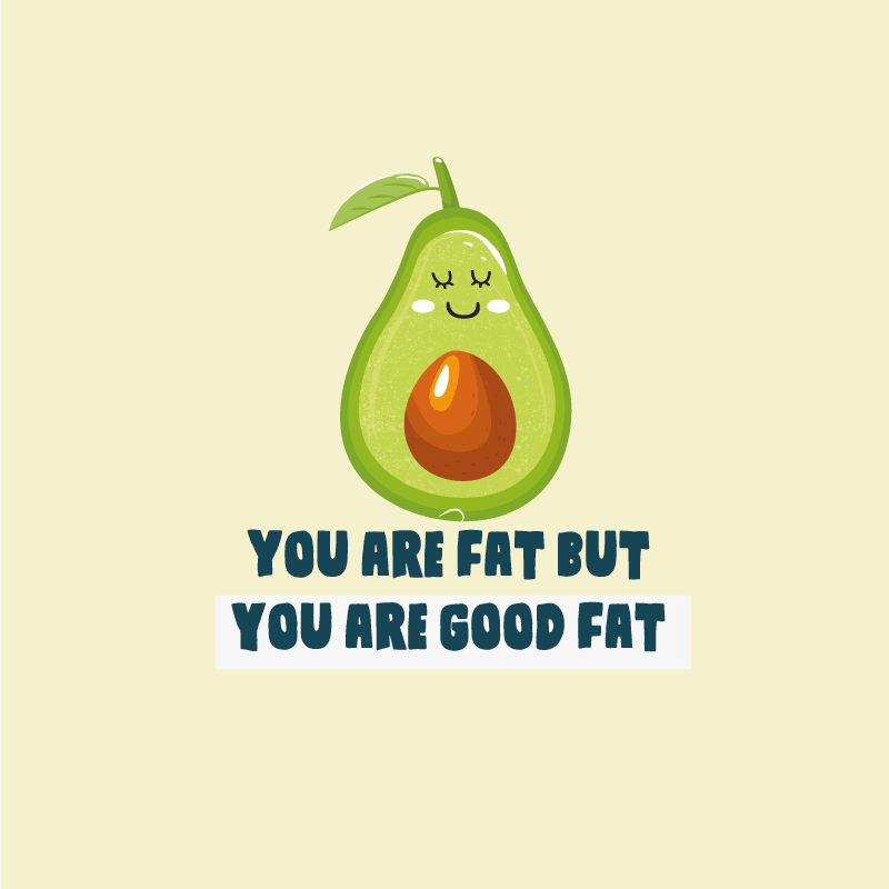 Custom vinyl rug with humorous avocado quote - TenStickers