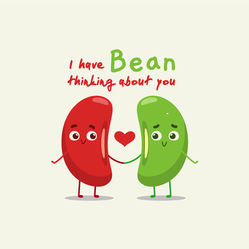 Custom vinyl rug with a humorous beans quote - TenStickers