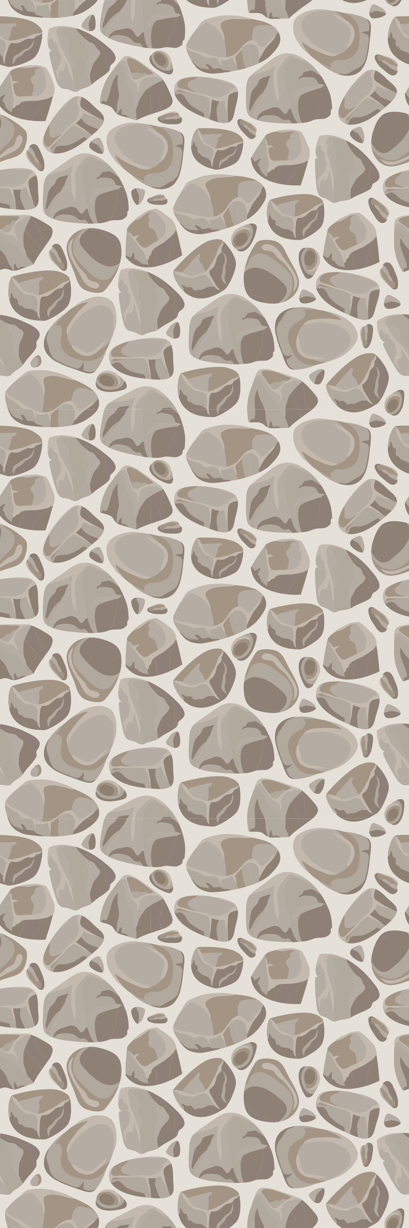 Texture vinyl rug with rustic stone effect japandi style - TenStickers
