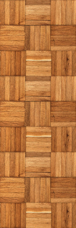 Texture vinyl rug in brown seamless wood tiles pattern - TenStickers