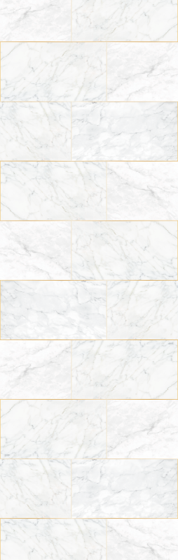 Texture vinyl rug in gray tones and gold marble - TenStickers