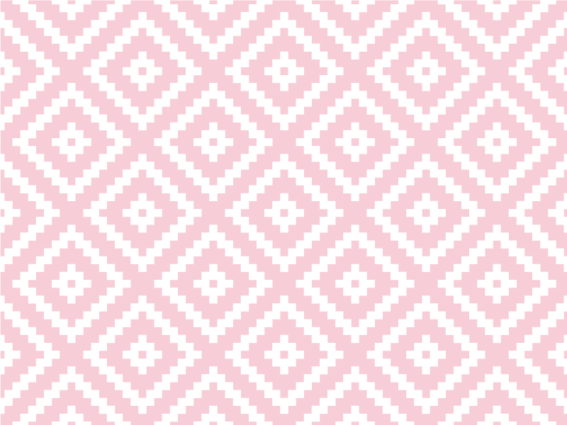Texture vinyl rug with pink squares geometric pattern - TenStickers