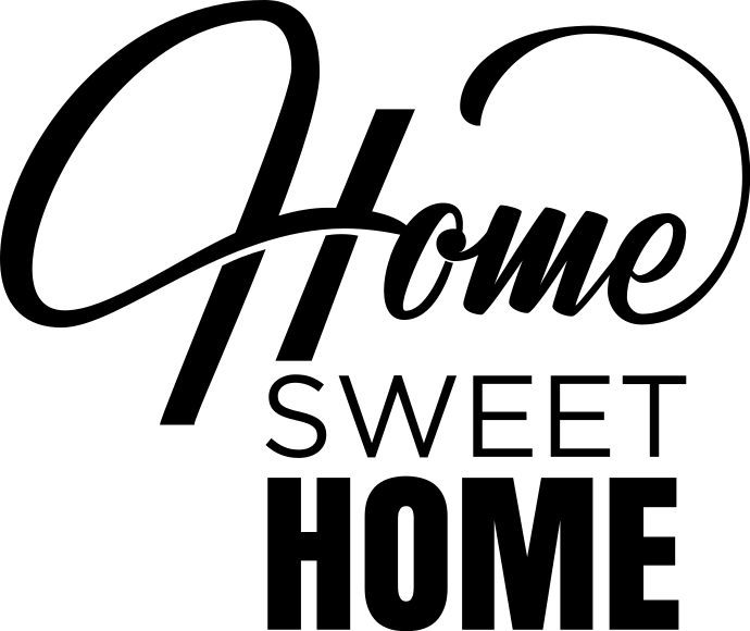 Entrance hall vinyl rug home sweet home stickers - TenStickers