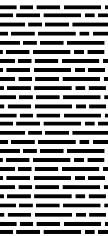 Hallway vinyl rug in nordic black and white rectangles - TenStickers