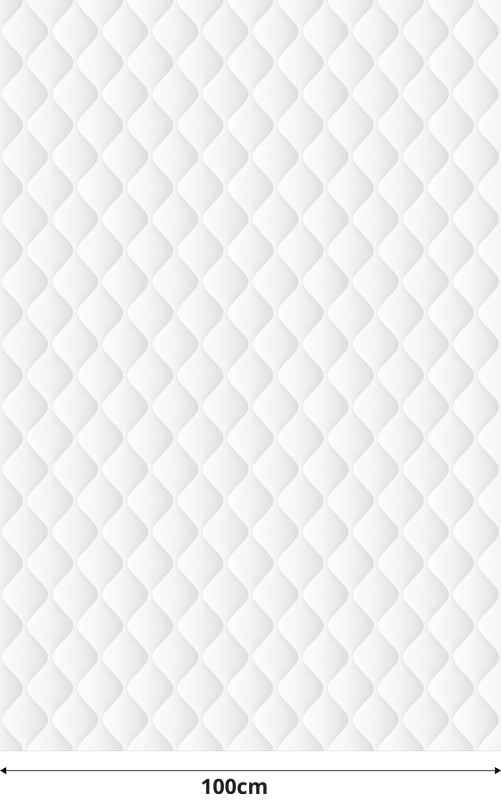White vinyl rug with soft padded texture - TenStickers