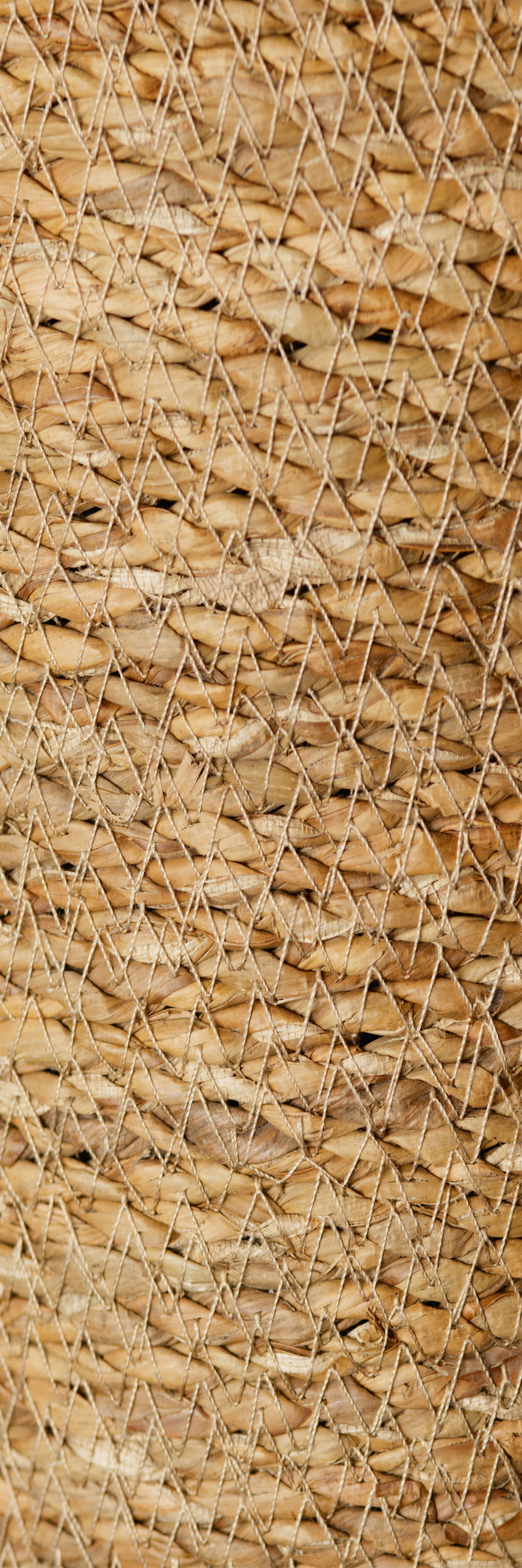 Brown vinyl rug in light french wicker design - TenStickers