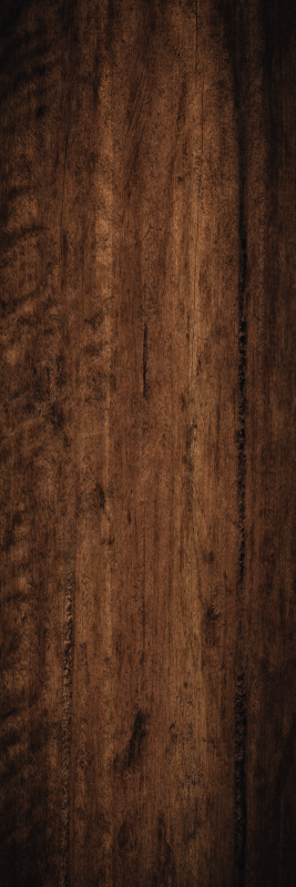 Outdoor vinyl rug in raw dark brown wood finish - TenStickers