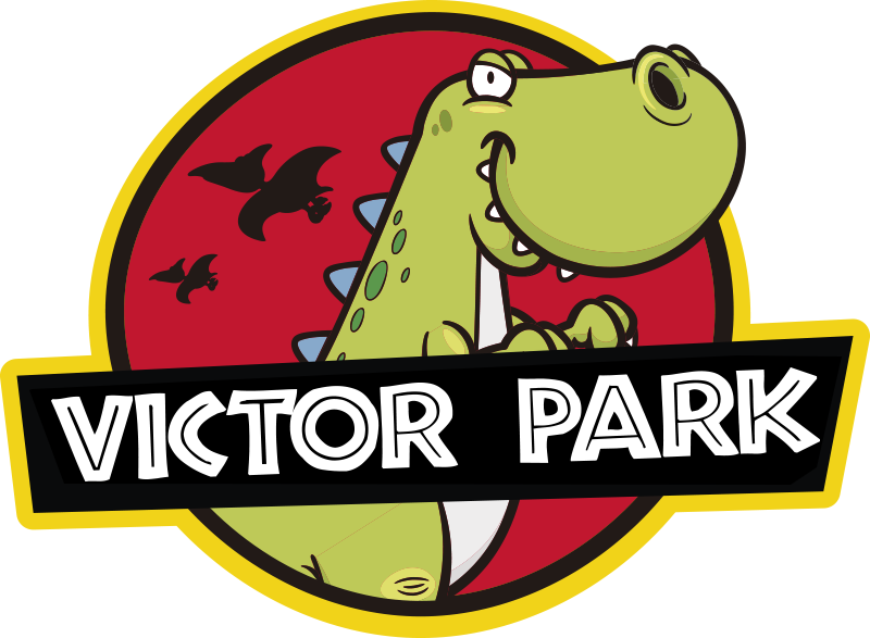 Personnalised Jurassic Park kids vinyl rug - TenStickers