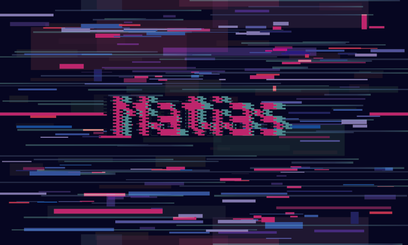 Personalized Glitch Art custom vinyl rug - TenStickers