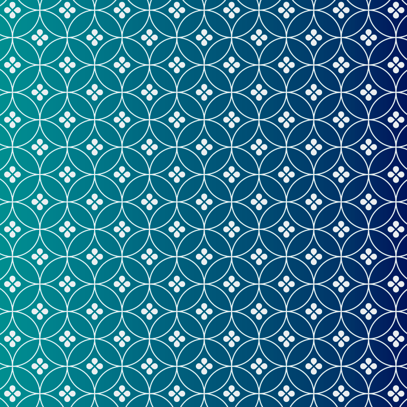 Geometric Blue Layer geometric vinyl rug - TenStickers