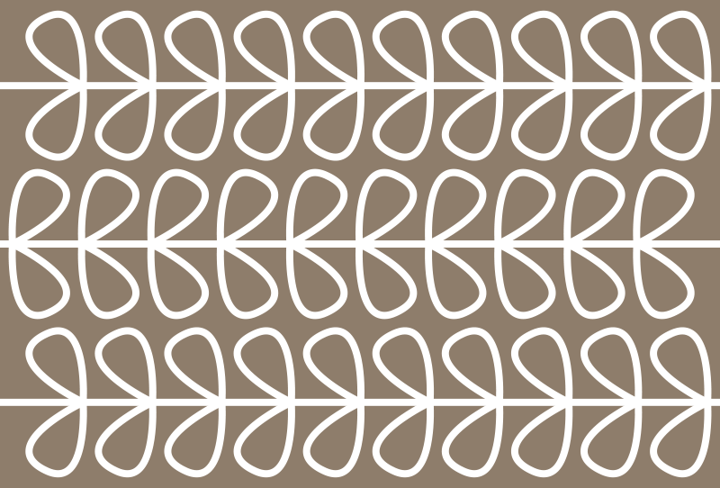 Geometric vinyl rug with loop design - TenStickers