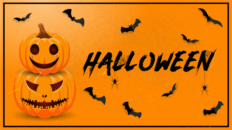 Halloween celebration halloween vinyl rug - TenStickers