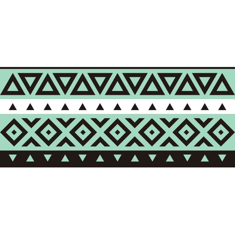 Vinyl rug gaming geometric game path - TenStickers