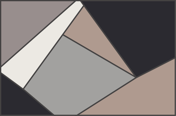 Geometric vinyl rug in geometric shapes design - TenStickers