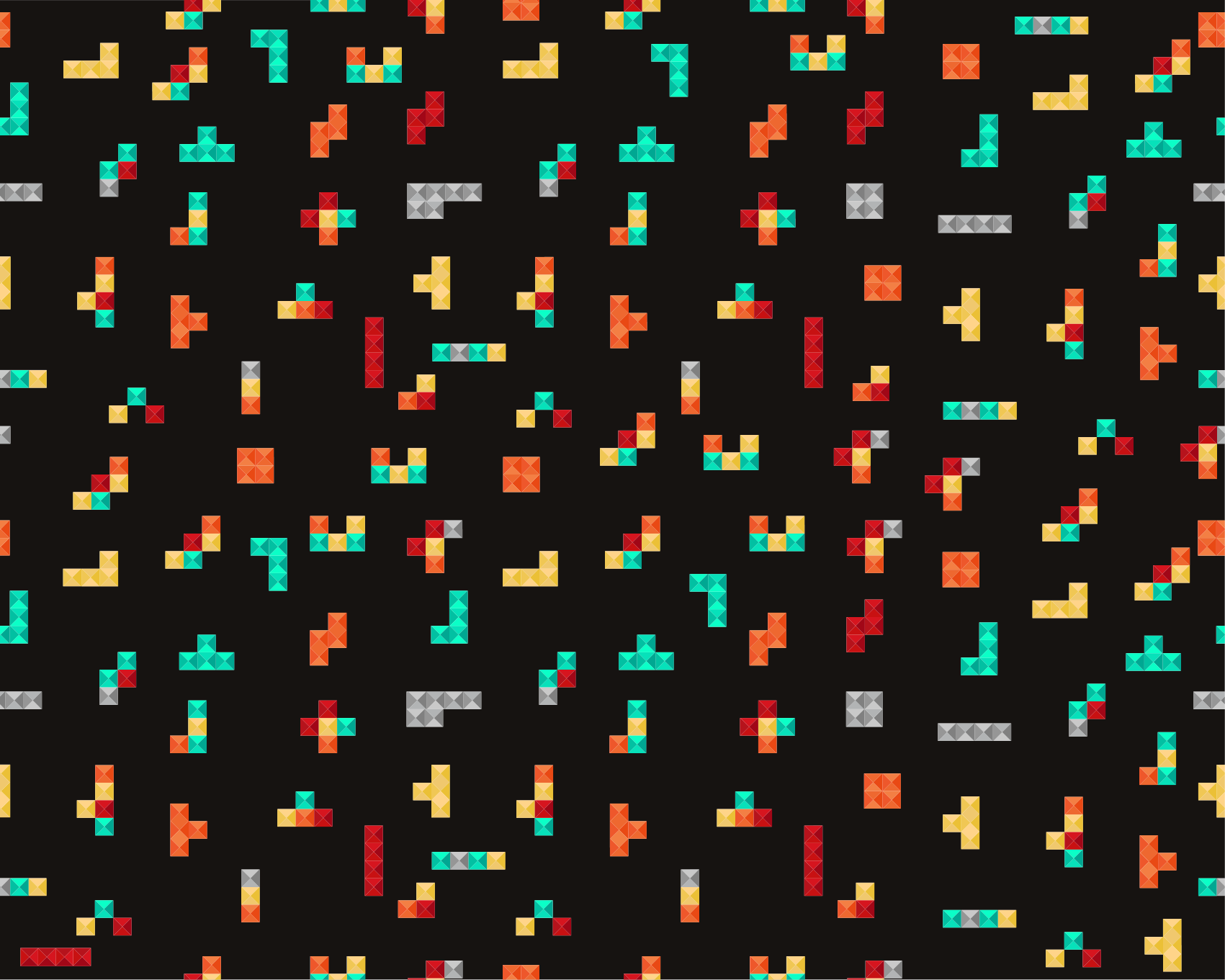 Tetris Theme vinyl rug gaming - TenStickers