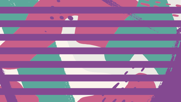 Striped pattern striped vinyl rug - TenStickers