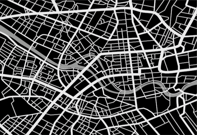 Urban Map Detail vinyl rug - TenStickers