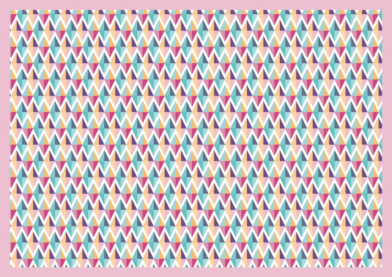 Colourful diamonds geometric rugs - TenStickers