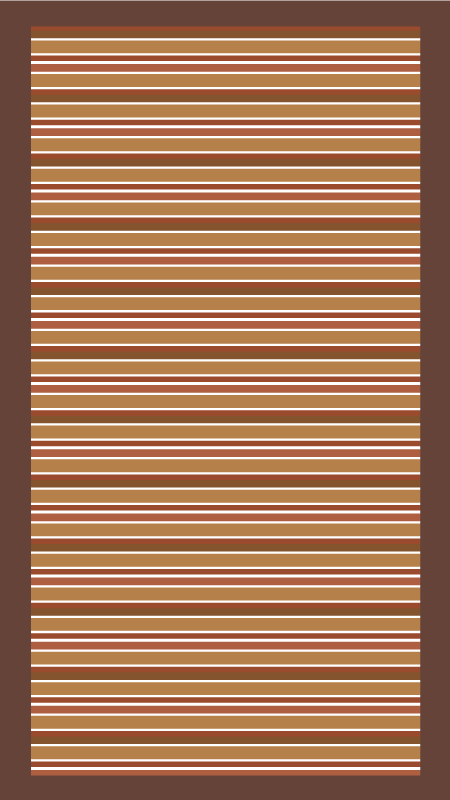Striped vinyl rug with striped motif design - TenStickers