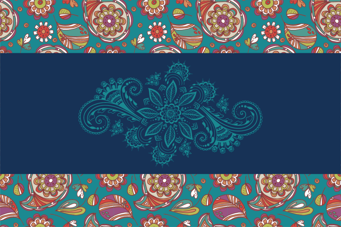 Mandala vinyl rug mandala runner - TenStickers