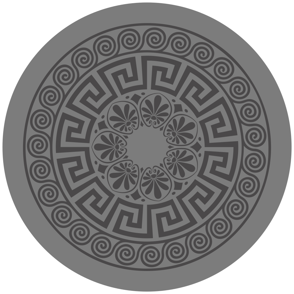 Mandala vinyl rug with mandala-inspired design - TenStickers