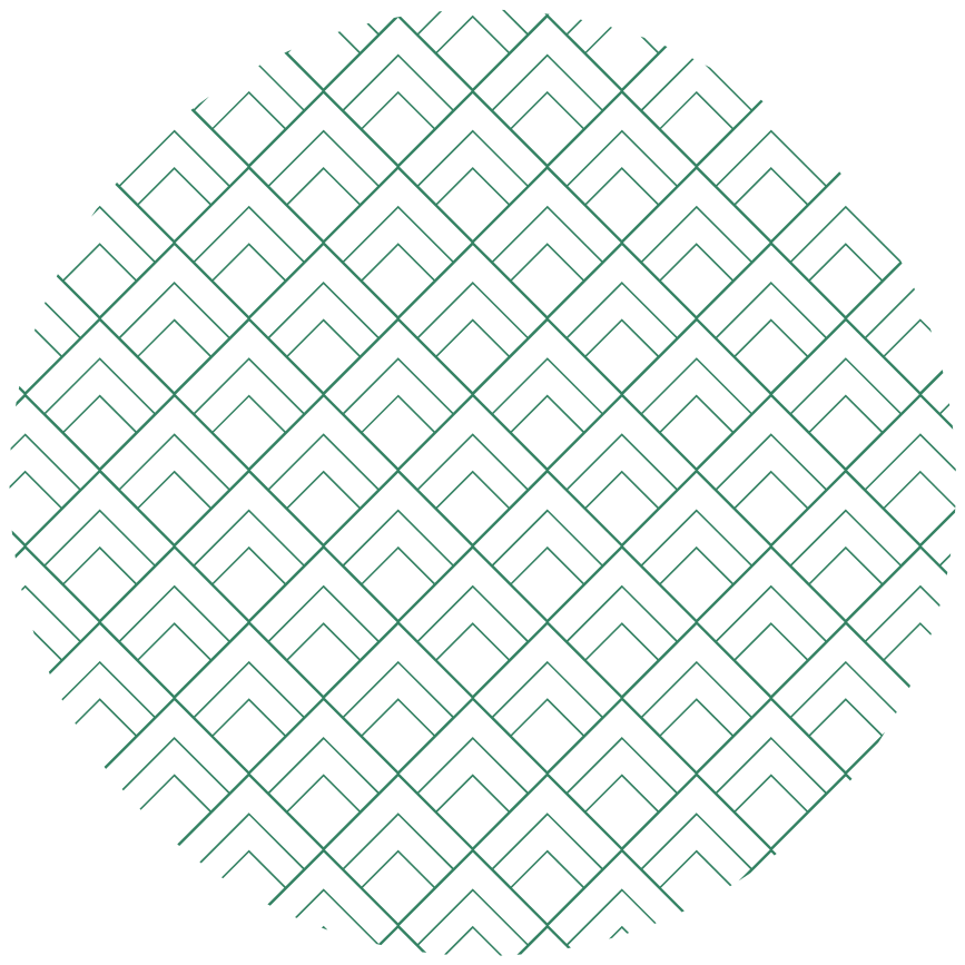 Geometric Lines Layer geometric vinyl rug - TenStickers