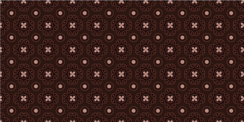 Mosaic vinyl rug mosaic circular designs - TenStickers