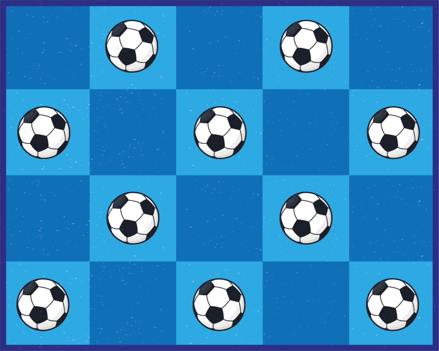 Soccer Patterned vinyl rug gaming - TenStickers