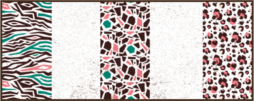 Mosaic pattern fusion mosaic vinyl rug - TenStickers
