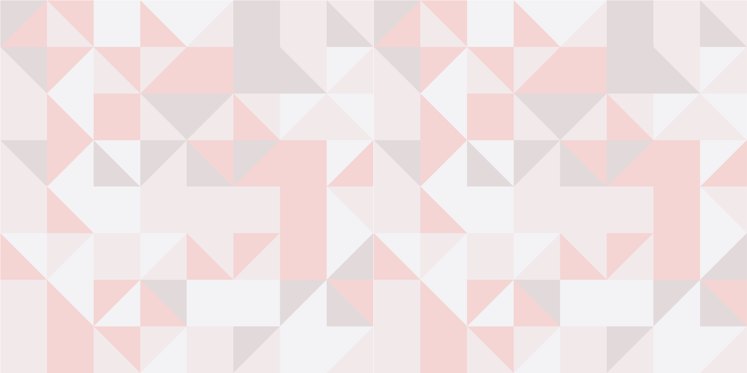 Geometric vinyl rug in pastel geometric pattern - TenStickers