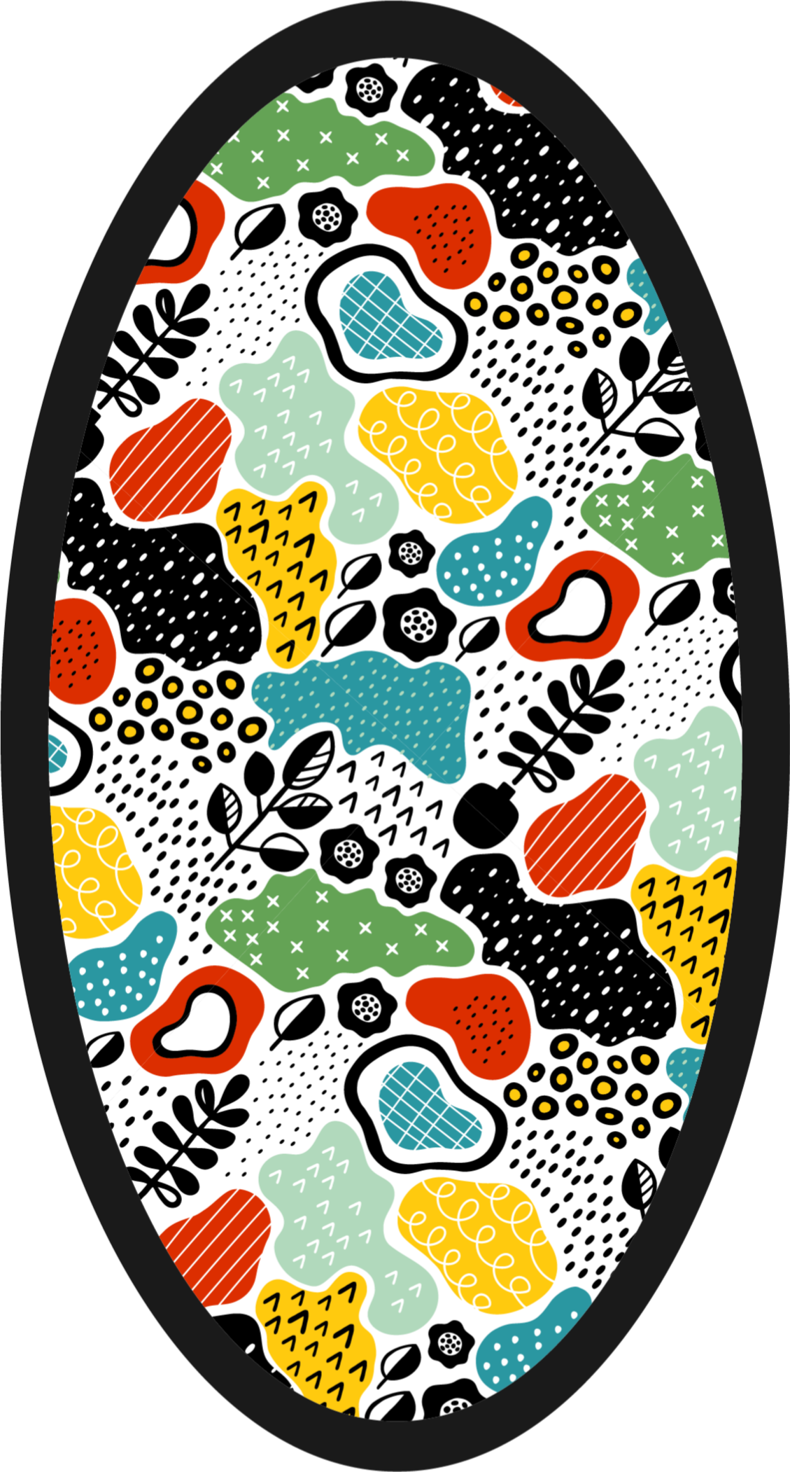 Nature vinyl rug with vibrant nature design - TenStickers