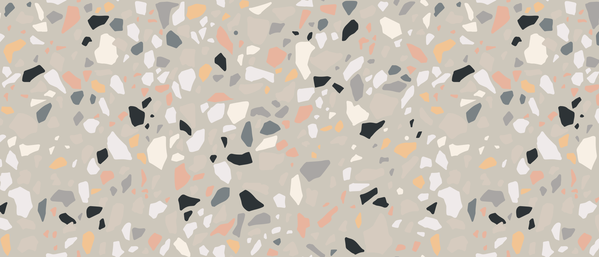 Terrazzo Inspired texture vinyl rug - TenStickers