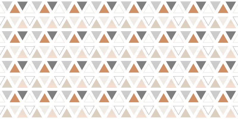 Nordic Triangle geometric vinyl rugs - TenStickers