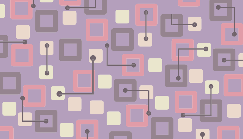 Geometric Wiring geometric vinyl rug - TenStickers