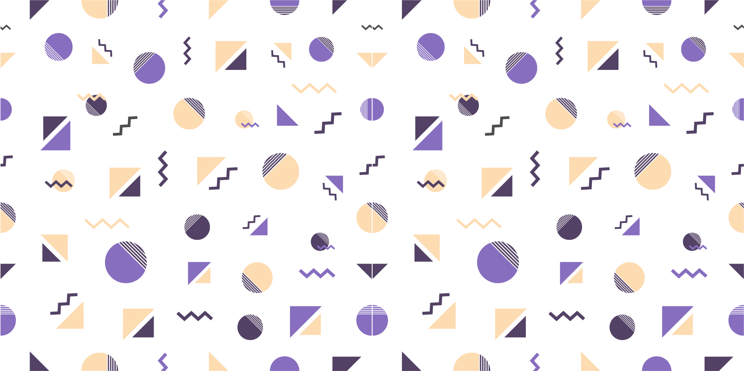 Geometric vinyl rug with geometric shapes design - TenStickers