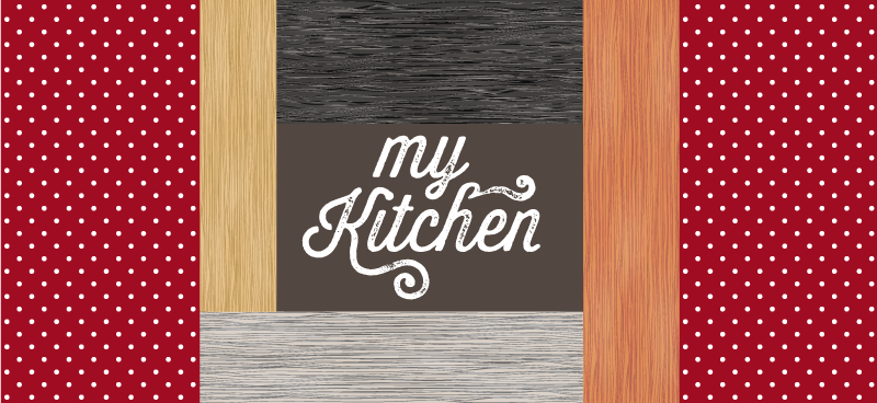 My kitchen collage  floor tiles - TenStickers