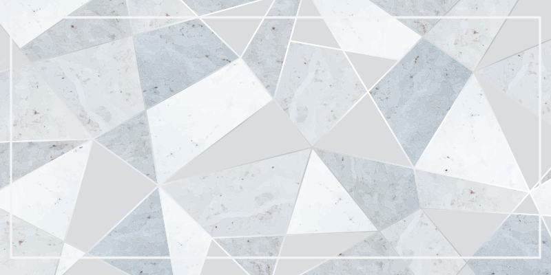 Geometric Gray Pattern marble vinyl rug - TenStickers