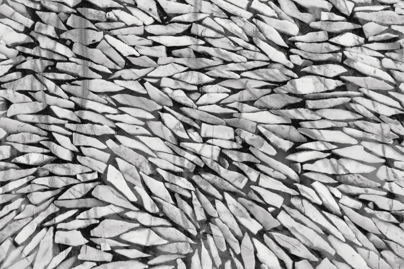 Marble gemstones stone floor tiles - TenStickers