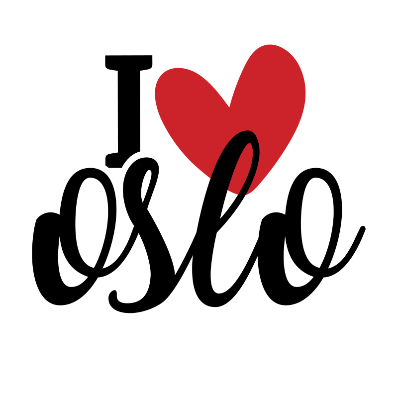 I love Oslo city nordic vinyl rug - TenStickers