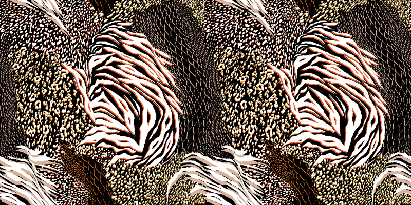 Striking Zebra Patterns animal print vinyl rug - TenStickers