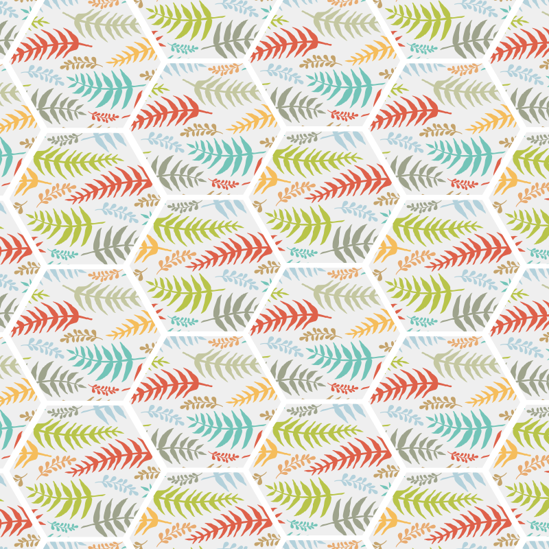 Kitchen plant tiles kitchen floor tiles - TenStickers