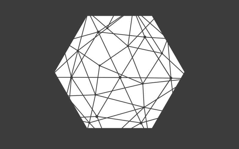 Nordic style hexagon nordic vinyl rug - TenStickers