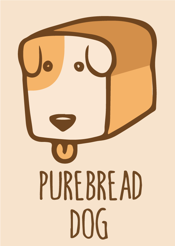 Pure bread puppy custom rug - TenStickers